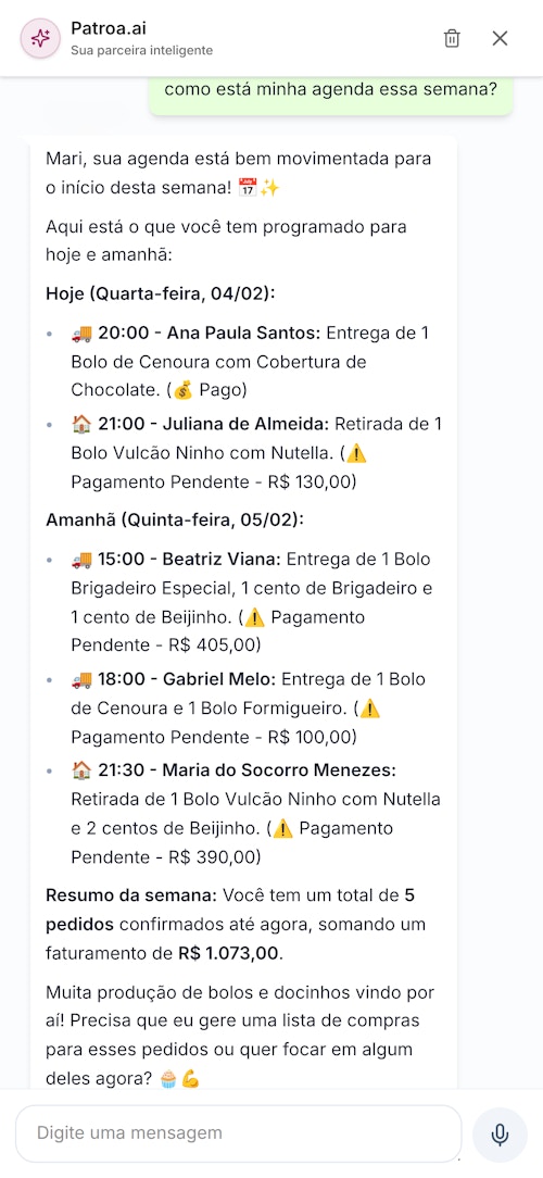 Resolva tudo com uma mensagem de texto ou audio - Slide 2